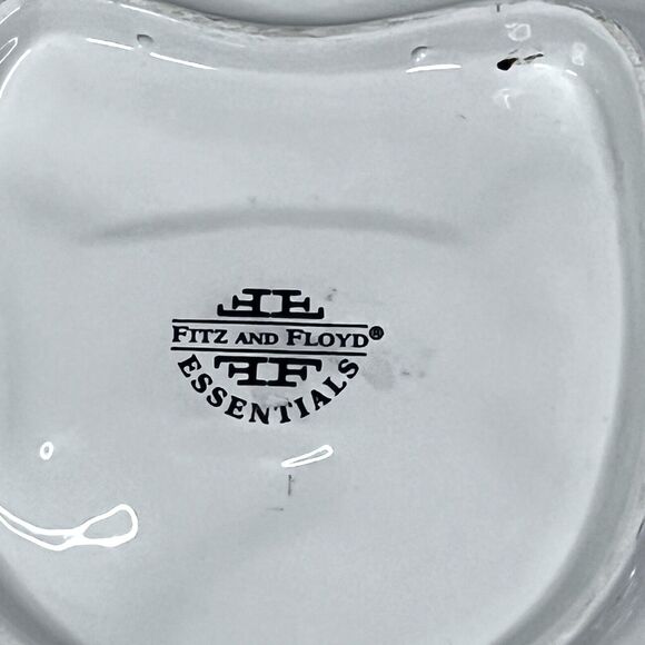 Fitz and Floyd Snowman Cookie Canape Plate Christmas Holidays Winter - Picture 3 of 5